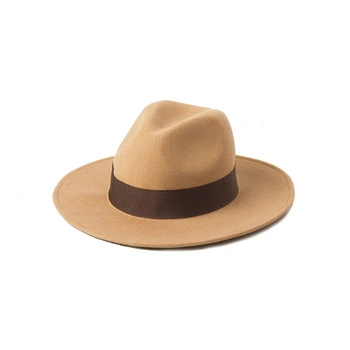 Sombreros vendedores calientes de Fedora del fieltro del ala de la rigidez de las señoras de las mujeres de las lanas australianas del 100% de la moda del invierno